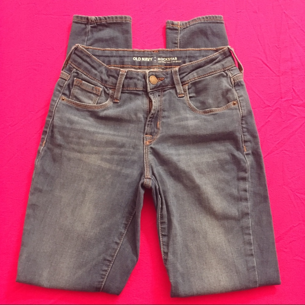 2/$12 Old Navy Stretchy Rockstar Jeans